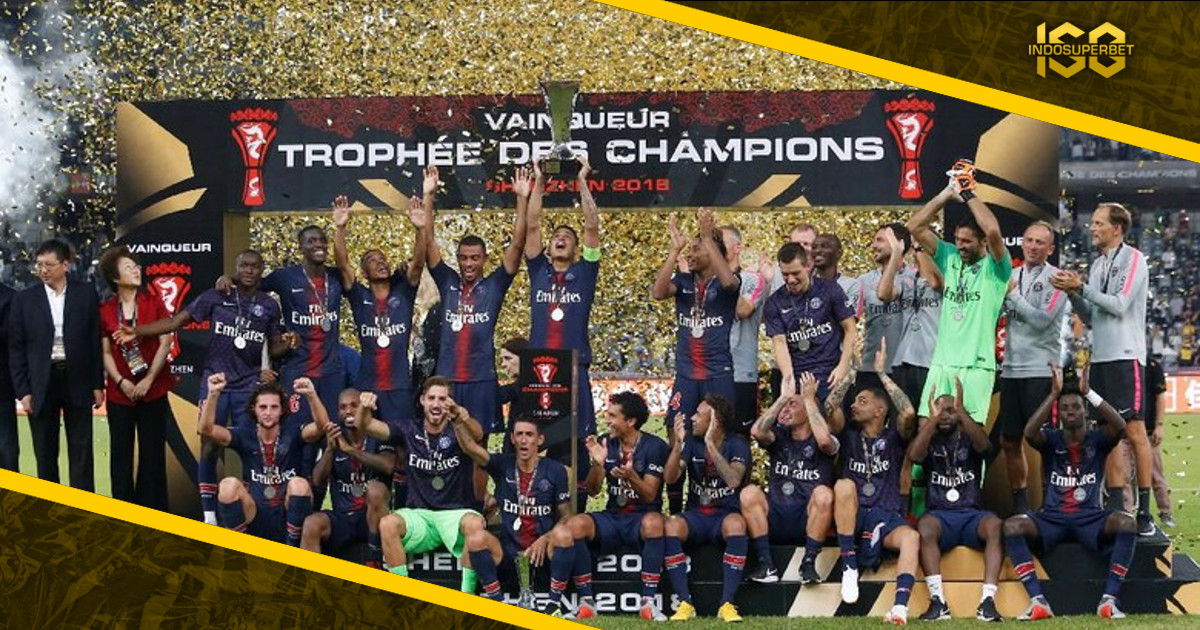 Kalahkan Monaco 4-0, PSG Juara Piala Super Prancis